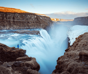 Gullfoss Waterfall in the Golden Circle, Iceland