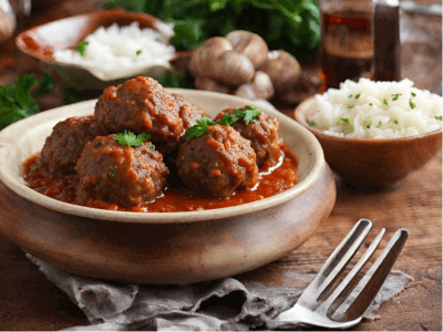 Ćevapčići - This Balkan meatball is made with meat like beef, pork, lamb, and/or mutton with garlic, onions, paprika, and parsley. 
