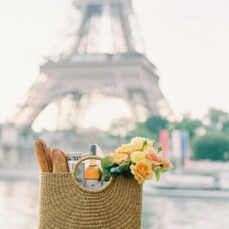picnic basket to eat dairy free in Paris