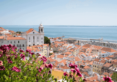 visiting-portugal-with-food-allergies view of Portugal city skyline buildings